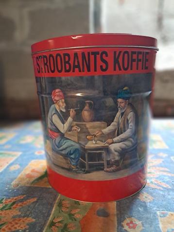 Vintage koffietrommel beschikbaar voor biedingen