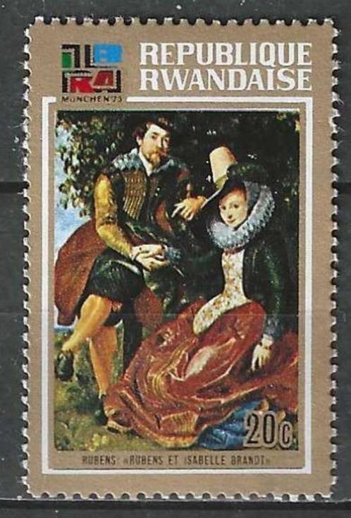 Rwanda 1973 - Yvert 527 - Postzegeltentoonstelling (ZG), Timbres & Monnaies, Timbres | Afrique, Non oblitéré, Envoi