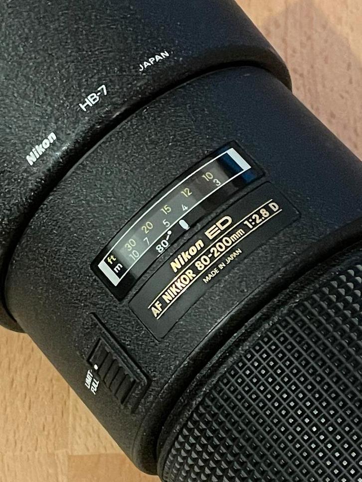 Nikon AF Nikkor 80-200mm f/2.8D ED, Audio, Tv en Foto, Fotocamera's Digitaal, Zo goed als nieuw, Ophalen of Verzenden