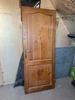 Eiken binnedeur, Doe-het-zelf en Bouw, Deuren en Vliegenramen, Ophalen, Gebruikt, 80 tot 100 cm, Binnendeur