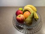 Glazen fruitschaal, Huis en Inrichting, Woonaccessoires | Schalen en Manden, Schaal, Rond, Ophalen of Verzenden, Glas
