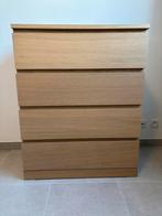 Commode Malm IKEA, 3 ou 4 tiroirs, 25 à 50 cm, Enlèvement, Utilisé