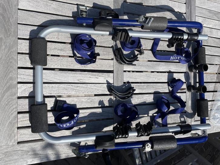 Fietsendrager voor op achterklep Max 3 fietsen, Autos : Divers, Porte-vélos, Utilisé, Porte-hayon, 3 vélos ou plus, Pneus larges