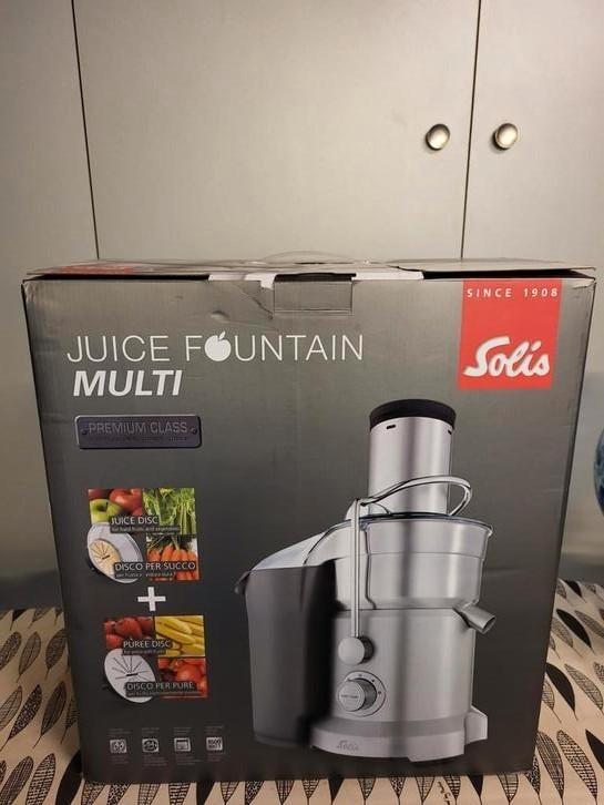 Solis Juice Fountain Multi nieuw, Elektronische apparatuur, Juicers, Zo goed als nieuw, Sapcentrifuge, Ophalen