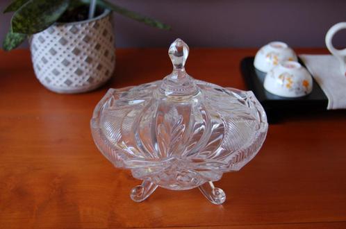 Kristal bonbonniere snoepdoos praline doos perfecte staat, Antiek en Kunst, Antiek | Glaswerk en Kristal, Ophalen of Verzenden