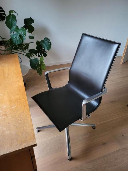 Icf Bureaustoel, Model Kuna. Hoge Rug, Swivelstoel, Huis en Inrichting, Stoelen, Metaal, Bruin, Ophalen