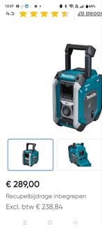 Makita radio bluetooth, Audio, Tv en Foto, Radio's, Ophalen, Zo goed als nieuw, Radio