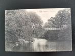 Anvers - étang du parc avec pont (1919), Affranchie, Envoi, Anvers, Avant 1920