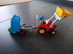 playmobil junior 123 6964 boer met tractor en kar, Ophalen, Zo goed als nieuw, Complete set