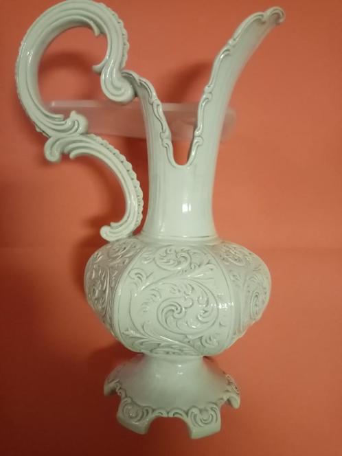 Grote rétro vintage vaas in Bassano-stijl, Antiek en Kunst, Curiosa en Brocante, Ophalen