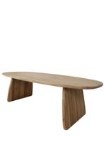 260 lange teakhouten eettafel, Huis en Inrichting, Tafels | Eettafels, 100 tot 150 cm, Teakhout, Ophalen of Verzenden, Vijf personen of meer