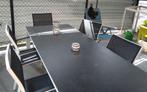tuintafel + 6 stoelen, Ophalen, 6 zitplaatsen, Aluminium, Zo goed als nieuw