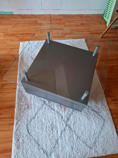 IKEA woonkamertafel, Huis en Inrichting, Tafels | Salontafels, Gebruikt, Glas, Ophalen