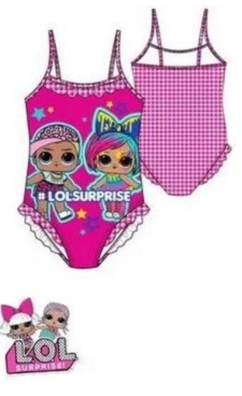 LOL Surprise Badpak Fuchsia - Maat 110 - AANBIEDING, Kinderen en Baby's, Kinderkleding | Kinder-zwemkleding, Nieuw, Badpak, Maat 110