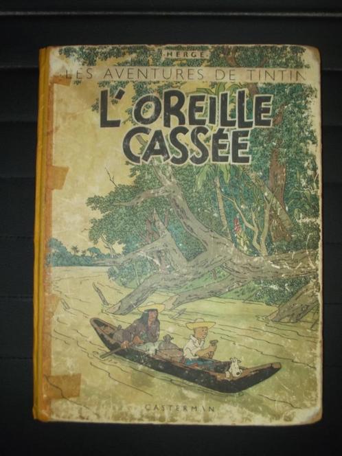TINTIN "L'oreille Cassée" - Edition A23 bis 1944, Boeken, Stripverhalen, Gelezen, Eén stripboek, Ophalen of Verzenden