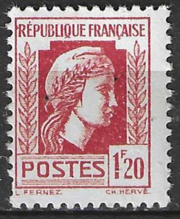 Algerije 1944 - Yvert 213 - Marianne van Algiers 1,20 f (ST) beschikbaar voor biedingen