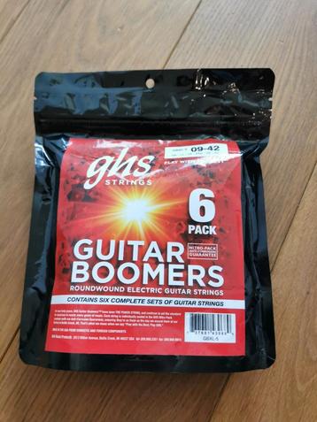 Pack de 6 jeux de cordes GHS 9-42 Boomers