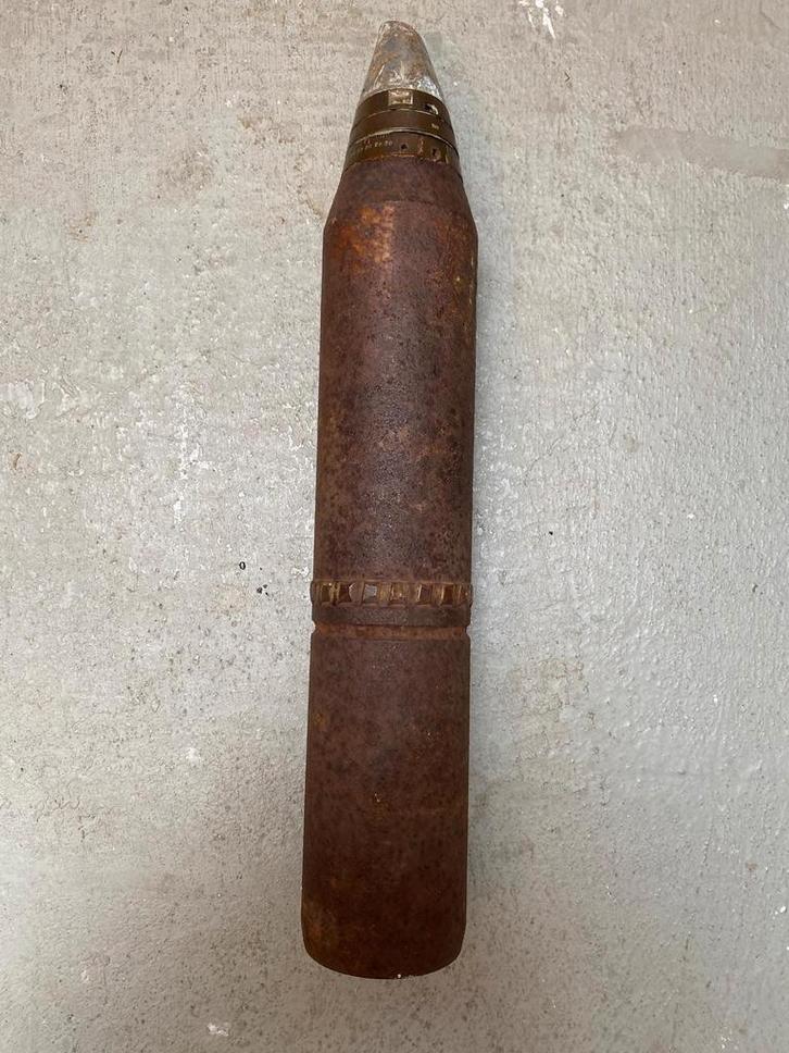 Brisant granaat 76mm Engels Brits -leeg / inert, Verzamelen, Militaria | Algemeen, Landmacht, Hulzen of Bodemvondsten, Ophalen of Verzenden