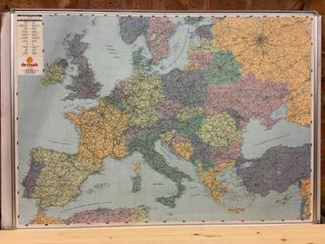 MAGNEETBORD EUROPAKAART 1410 X 1010 MM beschikbaar voor biedingen