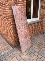 Rode natuursteen/oud keukenblad (jaren50), Huis en Inrichting, Ophalen, Gebruikt, 50 tot 100 cm, Minder dan 25 cm