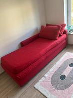 Design 1persoon bed met 2 1persoons matrassen, Ophalen, Gebruikt, Eenpersoons, Rood