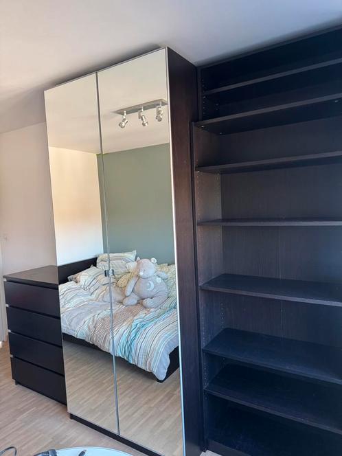 5 meter Ikea Pax kleerkasten met spiegel deuren 2,4 m hoog, Huis en Inrichting, Kasten | Kleerkasten, Ophalen
