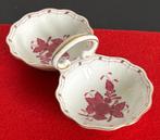 Ensemble Sel & Poivre en Porcelaine de Herend AP 253, Antiquités & Art, Enlèvement ou Envoi