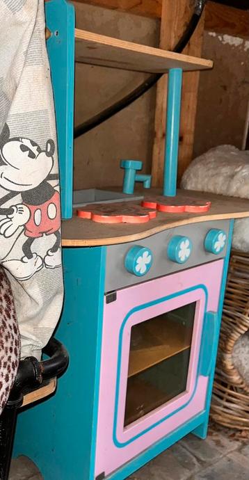 Keukentje met wasmachine, Kinderen en Baby's, Speelgoed | Speelkeukens, Ophalen, Zo goed als nieuw, Speelkeuken