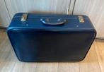 Donkerblauwe kleine valies - reiskoffer 60x40 cm, Handtassen en Accessoires, Koffers, Ophalen, Gebruikt