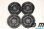 Originele 15 inch stalen velgen VW Golf 7 5Q0601027C, Auto-onderdelen, Banden en Velgen, Gebruikt, Velg(en)