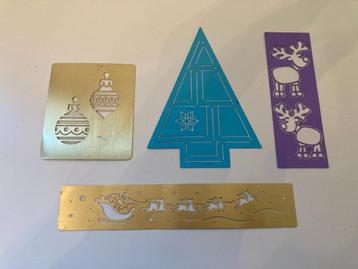 Metal stencils kerst, Enlèvement ou Envoi, Comme neuf