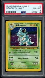 Nidoqueen Holo PSA 8 - 7/64 - Jungle 1999, Hobby en Vrije tijd, Verzamelkaartspellen | Pokémon, Verzenden, Zo goed als nieuw, Losse kaart