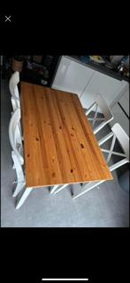 Eettafel met 4 stoelen van Ikea perfect staat, Maison & Meubles, Mobilier complet, Enlèvement ou Envoi