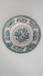 Petrus Regout groen Damascus soepbord 21,5 cm, Antiek en Kunst, Ophalen of Verzenden