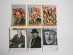 6 postkaartenvan presidenten en politiekers ., Collections, Cartes postales | Thème, Enlèvement ou Envoi