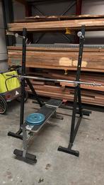 Halterbank met gewichten, Sport en Fitness, Ophalen