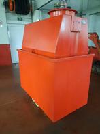 Olietank met lekbak, Ophalen