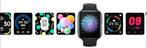 Smartwatch, Handtassen en Accessoires, Smartwatches, Ophalen, Zwart, Zo goed als nieuw, Waterdicht