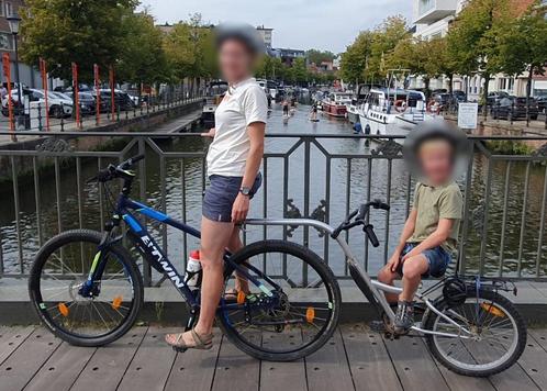 Aanhangfiets kind, Fietsen en Brommers, Fietsen | Kinderfietsjes, Gebruikt, 16 tot 20 inch, Ophalen