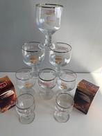 6 verres et 2 galopins « CHIMAY », Collections, Comme neuf