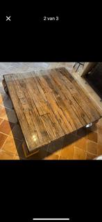 Salontafel +eettafel, Huis en Inrichting, Ophalen, Vijf personen of meer, Overige vormen, Glas