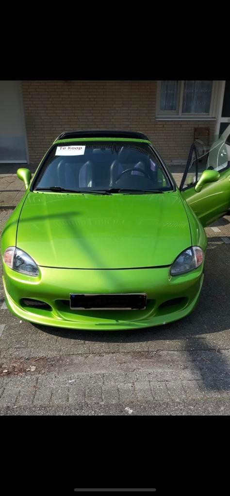 Honda crx del sol, Auto's, Honda, Particulier, CRX, Airbags, Lederen bekleding, Open dak, Benzine, Cabriolet, 2 deurs, Handgeschakeld