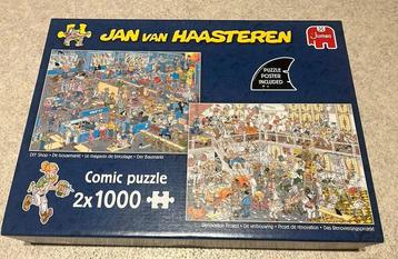 Jan van Haasteren - dubbele puzzel, Enlèvement ou Envoi, Comme neuf
