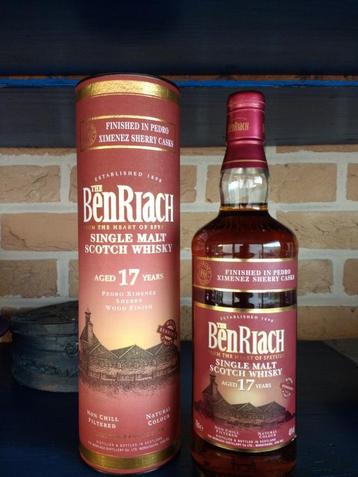 Whisky: BenRiach 17y Pedro Ximénez Finish beschikbaar voor biedingen