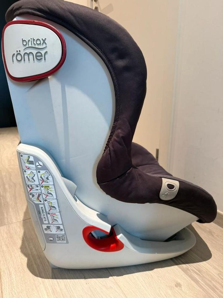 Siège auto Britax Römer King 2, Enfants & Bébés, Sièges auto, Utilisé, Romer, 9 à 18 kg, Ceinture de sécurité, Enlèvement