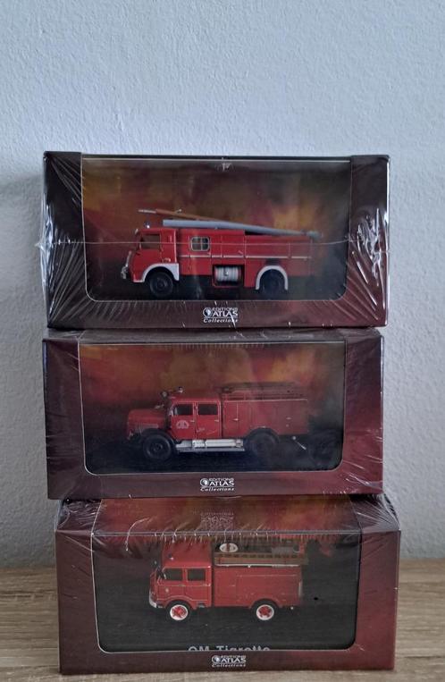 3x camion pompier 1:43ème, Hobby & Loisirs créatifs, Voitures miniatures | 1:43, Neuf, Bus ou Camion, Autres marques, Enlèvement ou Envoi