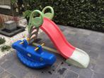 Schuifaf + schommel, Kinderen en Baby's, Speelgoed | Buiten | Speeltoestellen, Ophalen, Zo goed als nieuw, Schommel