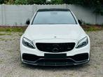 MERCEDES C63 AMG V8 BI TURBO 2018 FULL CARBON, Auto's, Mercedes-Benz, Automaat, Achterwielaandrijving, Lichtsensor, Wit