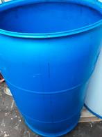 Blauwe  tonnen 220 liters, Doe-het-zelf en Bouw, Overige Doe-Het-Zelf en Bouw, Ophalen, Gebruikt