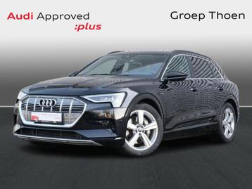 Audi e-tron E-Tron 95 kWh 55 Quattro Advanced, Auto's, Audi, Automaat, Navigatiesysteem, Overige modellen, Zwart